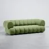 Sofá Tapizado en Terciopelo - Estilo Moderno - 2/3 Plazas - Curvo Teddy image 9