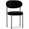 Silla de Comedor - Tapizada en Terciopelo - Metal Negro - Margot image 9