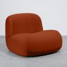 Sillón Moderno Minimalista Diseño Curvo Tapizado Terciopelo - Comodidad y Estilo Contemporáneo - Büba image 9