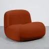 Sillón Moderno Minimalista Diseño Curvo Tapizado Terciopelo - Comodidad y Estilo Contemporáneo - Büba image 9