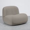 Sillón Moderno Minimalista Diseño Curvo Tapizado Terciopelo - Comodidad y Estilo Contemporáneo - Büba image 9