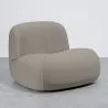 Sillón Moderno Minimalista Diseño Curvo Tapizado Terciopelo - Comodidad y Estilo Contemporáneo - Büba image 9