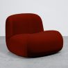 Sillón Moderno Minimalista Diseño Curvo Tapizado Terciopelo - Comodidad y Estilo Contemporáneo - Büba image 9