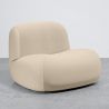 Sillón Moderno Minimalista Diseño Curvo Tapizado Terciopelo - Comodidad y Estilo Contemporáneo - Büba image 9