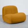 Sillón Moderno Minimalista Diseño Curvo Tapizado Terciopelo - Comodidad y Estilo Contemporáneo - Büba image 9