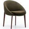 Silla de Comedor Tapizada con Patas de Madera - Diseño Moderno para Restaurantes y Hoteles de Lujo image 9