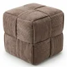 Puff Cuadrado Tapizado en Pana - Diseño Moderno - Cube image 9