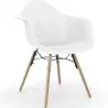 Silla de Comedor de Terciopelo - Diseño Escandinavo y Patas de Madera - Nordika image 9