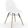 Silla de Comedor de Terciopelo - Diseño Escandinavo y Patas de Madera - Skögur image 9