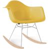 Silla Mecedora - Diseño Escandinavo - Patas de Madera y Metal - Nordika image 9