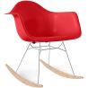 Silla Mecedora - Diseño Escandinavo - Patas de Madera y Metal - Nordika image 9