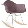 Silla Mecedora - Diseño Escandinavo - Patas de Madera y Metal - Nordika image 9