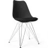 Silla de Comedor con cojín - Diseño Escandinavo y Patas de Metal - Skögur image 9