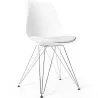 Silla de Comedor con cojín - Diseño Escandinavo y Patas de Metal - Skögur image 9