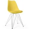 Silla de Comedor con cojín - Diseño Escandinavo y Patas de Metal - Skögur image 9