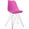 Silla de Comedor con cojín - Diseño Escandinavo y Patas de Metal - Skögur image 9