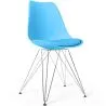 Silla de Comedor con cojín - Diseño Escandinavo y Patas de Metal - Skögur image 9