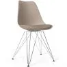 Silla de Comedor con cojín - Diseño Escandinavo y Patas de Metal - Skögur image 9