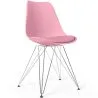 Silla de Comedor con cojín - Diseño Escandinavo y Patas de Metal - Skögur image 9