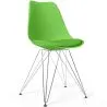 Silla de Comedor con cojín - Diseño Escandinavo y Patas de Metal - Skögur image 9