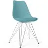 Silla de Comedor con cojín - Diseño Escandinavo y Patas de Metal - Skögur image 9