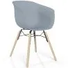 Silla de Comedor - Diseño Escandinavo - Patas Madera Natural - Polin image 9