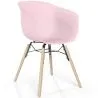 Silla de Comedor - Diseño Escandinavo - Patas Madera Natural - Polin image 9