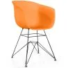 Silla de Comedor - Diseño Escandinavo - Patas Negras - Polin image 9