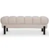 Banco Estilo Chesterfield Tapizado En Terciopelo Con Patas De Hierro - Hamptons image 9