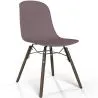 Silla de comedor con patas de madera oscura – Estilo moderno y funcionalidad -Broly image 9