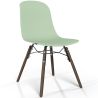 Silla de comedor con patas de madera oscura – Estilo moderno y funcionalidad -Broly image 9