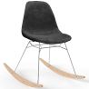 Mecedora Moderna para Adultos Tapizada en Tela – Patas de Acero y Madera - Skögur image 9
