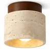 Lámpara de Techo - Plafón - Madera y Traverino - Léonie image 9