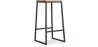 Taburete Diseño Industrial - Madera y Metal - 76cm - Big Boy  image 9