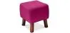 Reposapiés Cuadrado - Tapizado en Lino - Madera - Nor image 9