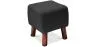 Reposapiés Cuadrado - Tapizado en Lino - Madera - Nor image 9