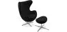 Sillón con Reposapiés - Diseño Huevo - Tapizado en Tela - Brave image 9