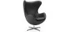 Sillón con Reposabrazos - Tapizado en Cuero - Diseño Huevo - Brave  -  image 9