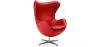 Sillón con Reposabrazos - Tapizado en Cuero - Diseño Huevo - Brave  -  image 9