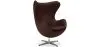 Sillón con Reposabrazos - Tapizado en Cuero - Diseño Huevo - Brave  -  image 9
