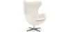 Sillón con Reposabrazos - Tapizado en Cuero - Diseño Huevo - Brave  -  image 9