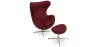 Sillón con Reposapiés - Diseño Huevo - Tapizado en Cuero - Brave  image 9