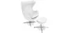 Sillón con Reposapiés - Diseño Huevo - Tapizado en Polipiel - Brave image 9