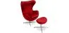 Sillón con Reposapiés - Diseño Huevo - Tapizado en Polipiel - Brave image 9