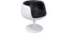 Silla de Salón - Silla de Diseño Blanca - Tapizada en Cuero - Geneva image 9