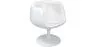 Silla de Salón - Silla de Diseño Blanca - Tapizada en Cuero - Geneva image 9
