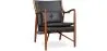 Sillón de Madera con reposabrazos - Tapizado en Cuero - Annua image 9