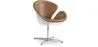 Sillón con reposabazos - Estilo Aviador - Tapizado en Cuero - Via image 9