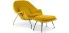 Sillón de Diseño con Reposapiés - Tapizado en Tela - Womb image 9