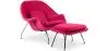 Sillón de Diseño con Reposapiés - Tapizado en Tela - Womb image 9